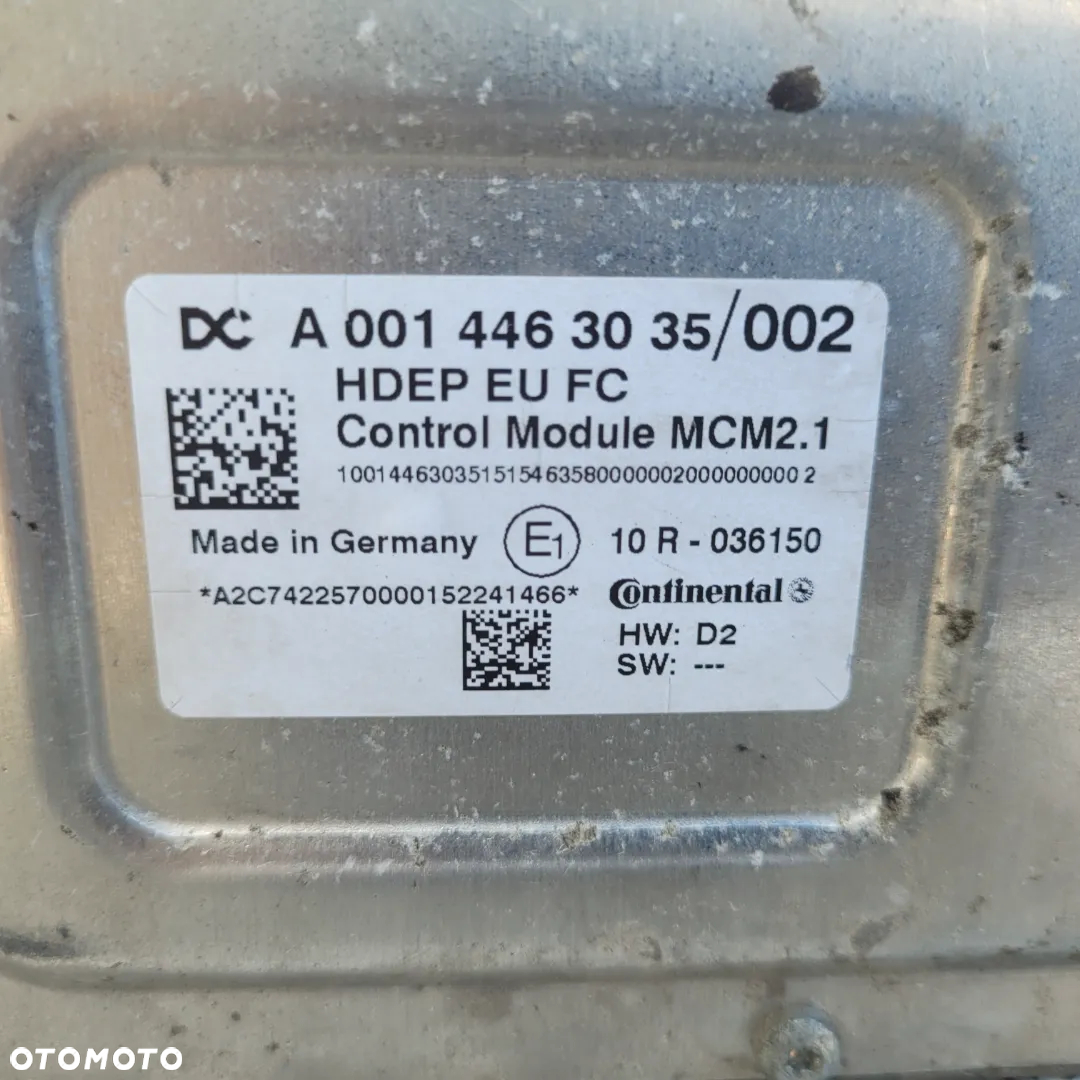 STEROWNIK MCM 2.1 MERCEDES ACTROS A001 446 3035/002 - 2