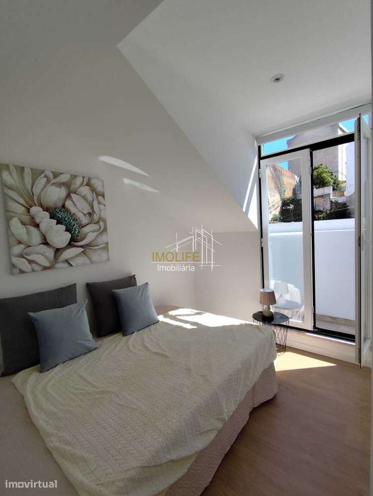 Charmoso Apartamento T2 totalmente remodelado - Vista rio - São Vic...-18