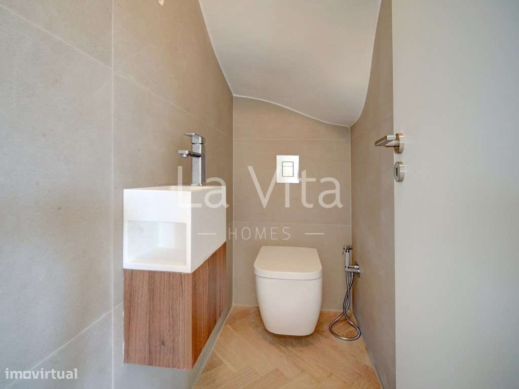 Moradia Isolada T4, com piscina e jardim no Cobre, em Cascais.-16