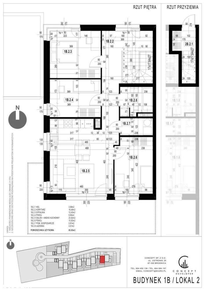 Nowe mieszkanie 85m2 z tarasem - Osiek-19