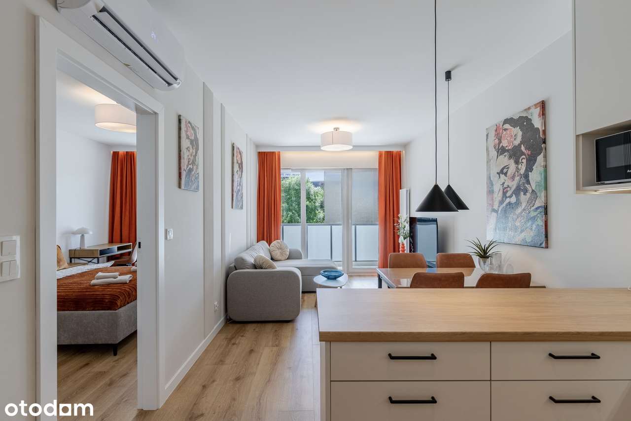 Mieszkanie, 2 pok. – Apartament z widokiem na Odrę i dużym tarasem. Zachwyca codziennością.
