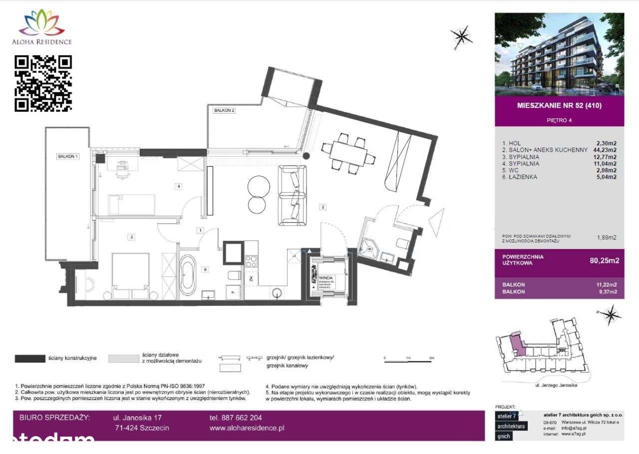 Aloha Residence | nowe mieszkanie nr 410 - Pełny obrazek: 2/20