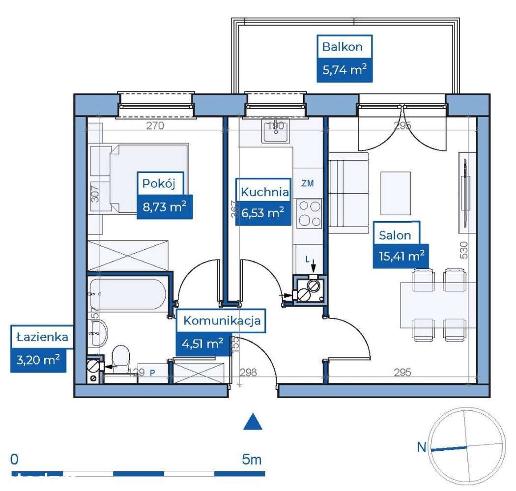 Osiedle Sterowców | budynek S17 | mieszkanie 19 - Pełny obrazek: 2/16