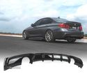 DIFUSOR DUPLA SAIDA M-PERFORMANCE PARA BMW F30 F31 PRETO BRILHANTE - 1