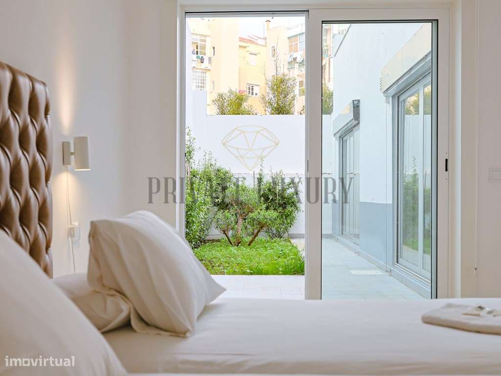 Apartamento T3 com terraço em Lisboa para investir em AL - Grande imagem: 2/31