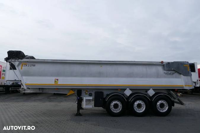 Benalu CAMION BASCULANTE - 27 M3 / TOT ALUMINIU / AXIE ELEVABILĂ 2X - 4