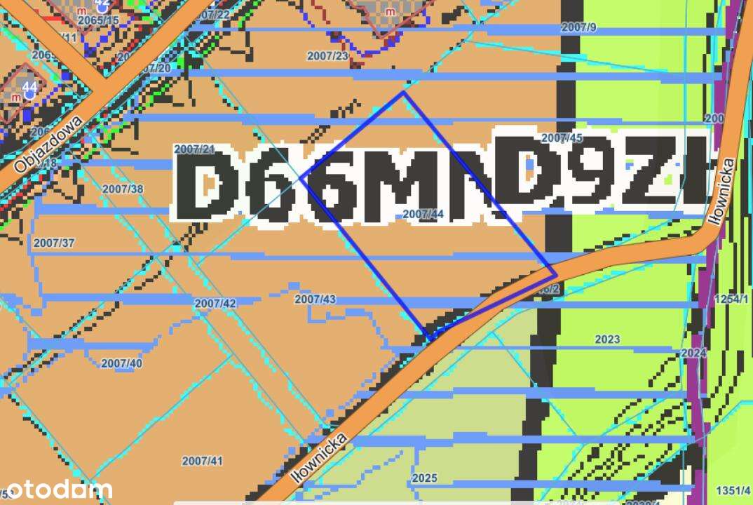Działka budowlana 1490 m² | Zabrzeg | ul. Iłownick-2