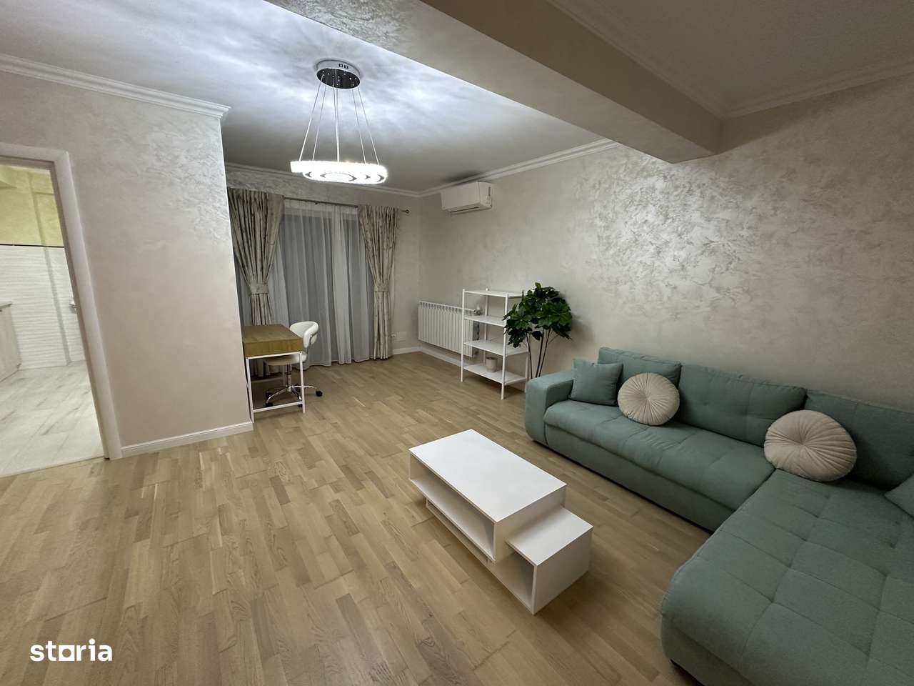 Apartament 2 camere + loc parcare subteran, bloc nou - spre închiriere - Imagine principală: 2/8