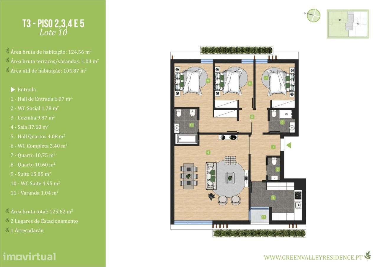 Magnífico Apartamento T3 | Oeiras - Grande imagem: 5/8