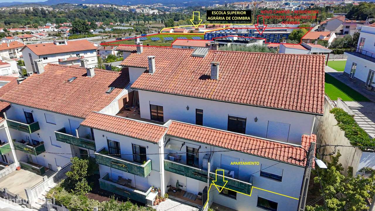 Apartamento T3 com 85,6m² e parqueamento em Coimbra-0