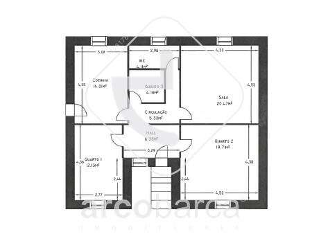 Moradia em pedra para remodelar, com terreno,  à entrada da Vila de Pa-19
