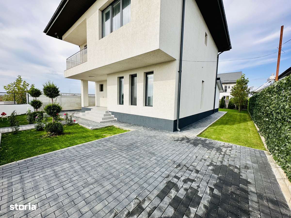 Casă modernă de vânzare Berceni/Ilfov -  5 camere, 3 băi, teren 330 mp - Imagine principală: 3/20