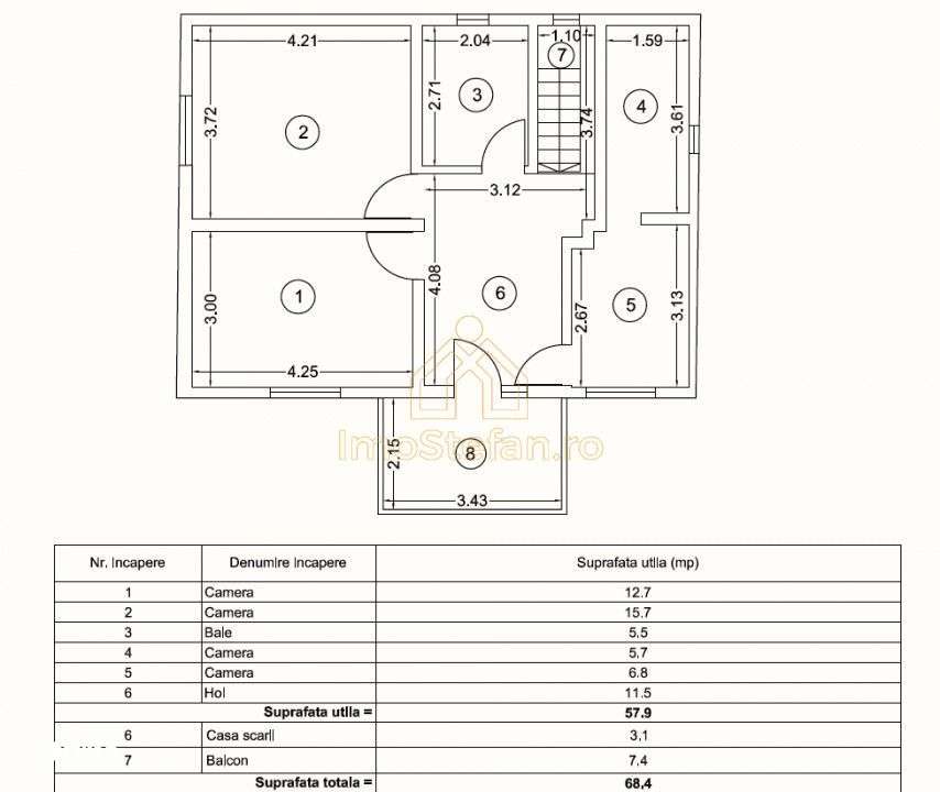 Cumpana | Spațiu și curte generoasă! | Casa familiei tale!-5