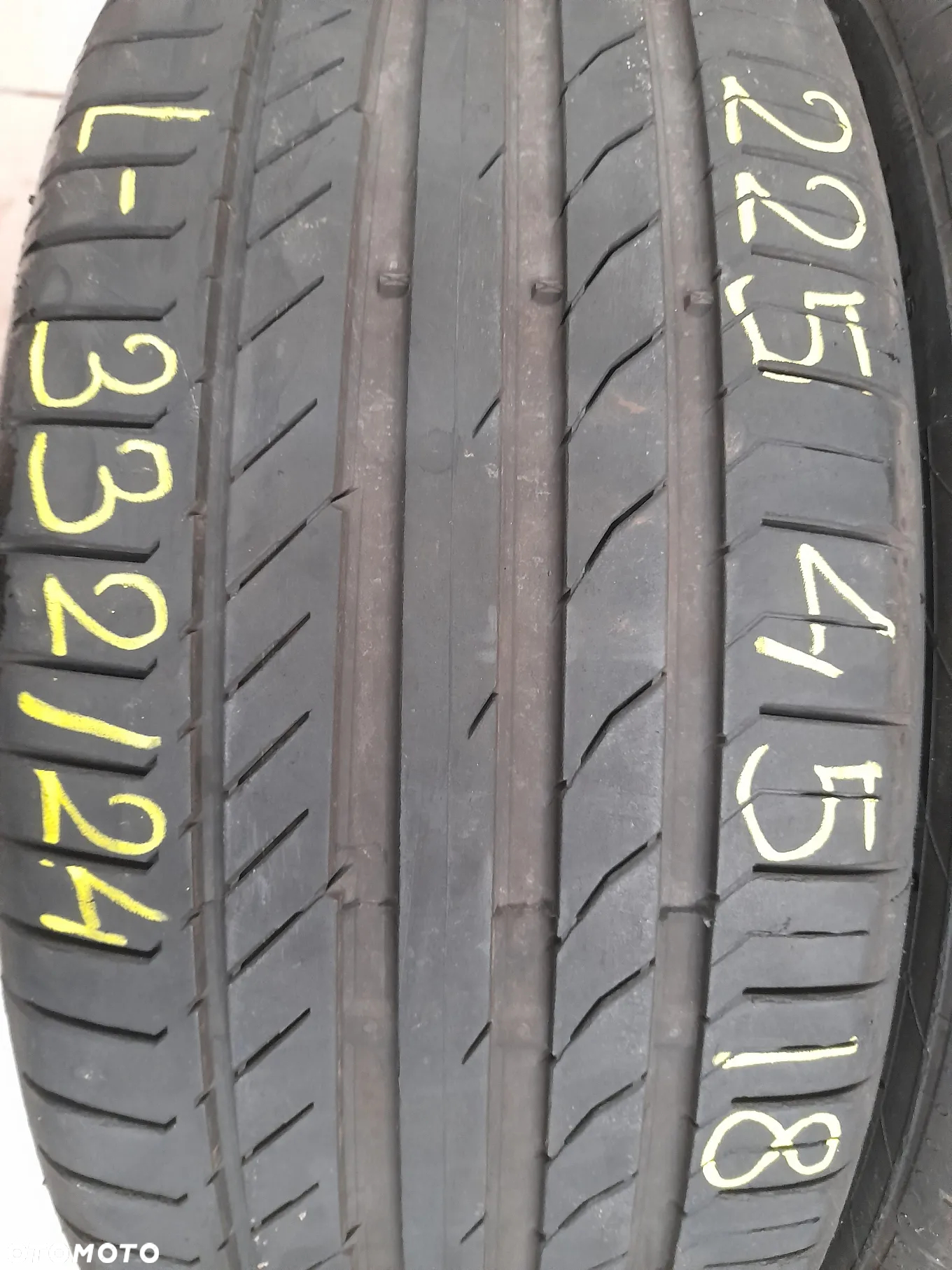 225/45r18 95W (L332/24)003 2szt 6,5mm ContiSportContact 5 CONTINENTAL 2022r LETNIE - 2