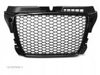 ATRAPA GRILL AUDI A3 8P 2008-12 SPORT GLOSSY BLACK - 1