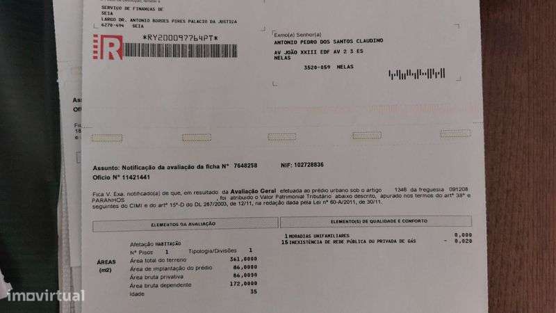 Vivenda/terreno em Vale de Igreja - Grande imagem: 5/5