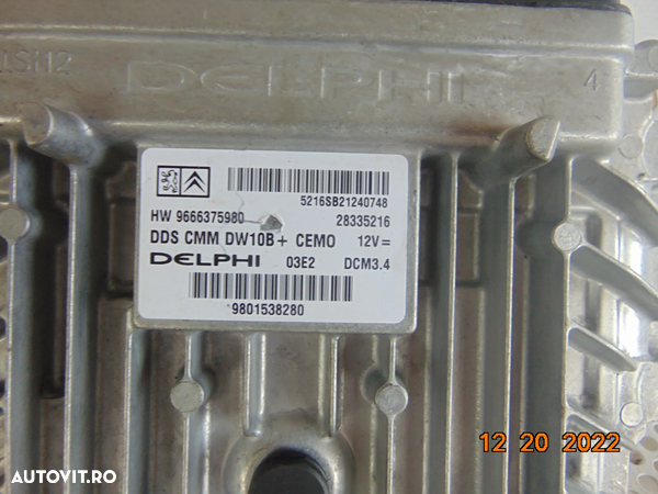 ECu Peugeot 508 2.0hdi calculator motor dezmembrez - 2