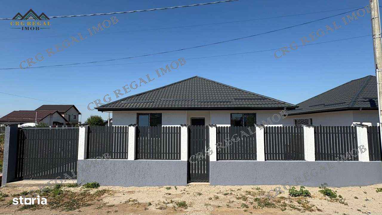 Casa pe parter 4 camere doua bai teren 314mp Comuna Berceni Vidra-0
