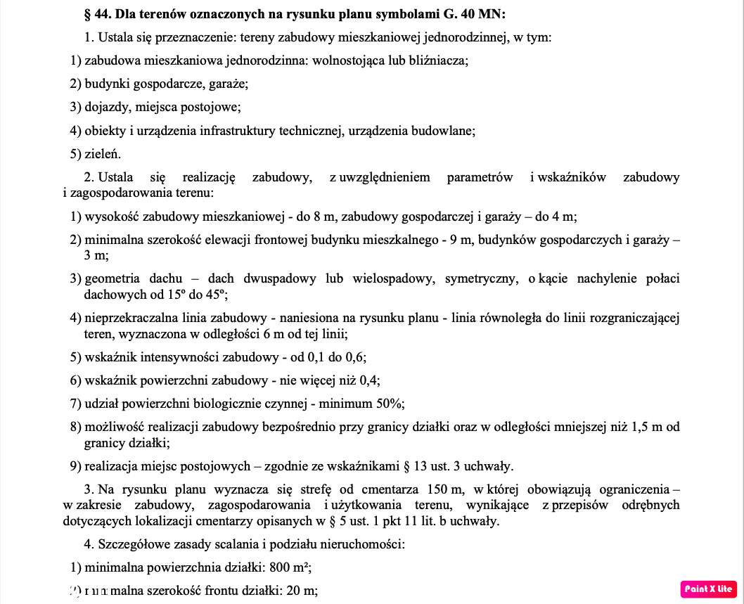 Działka budowlana Sosnowiec ul.Klimontowska-19