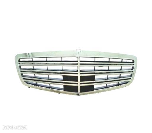 GRELHA FRONTAL SPORT PARA MERCEDES S W221 09-13 CROMADO - 1