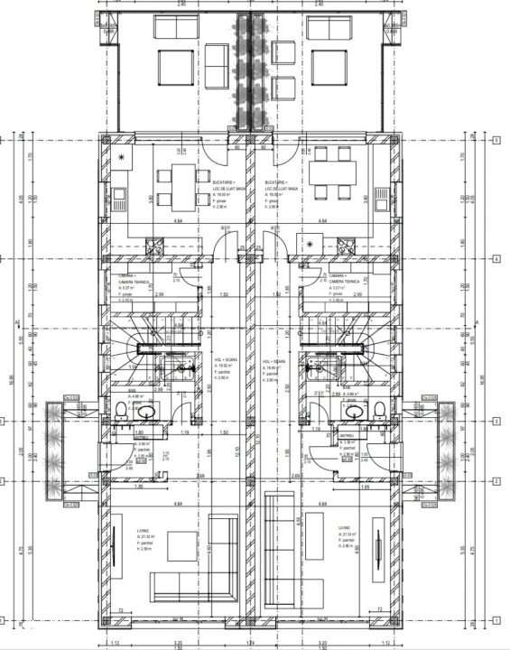 Duplex 4 camere, 140 mp utili, suprafata teren 300 mp, Giroc - Imagine principală: 5/6