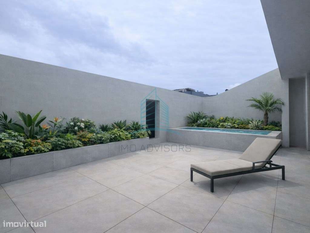 T4 Duplex com Piscina privativa - Matosinhos Sul-0
