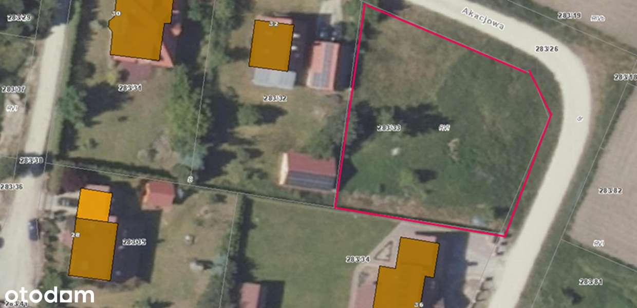 Działka bud. 1457mkw., w Chrząstawie Małej, gm. Czernica-18