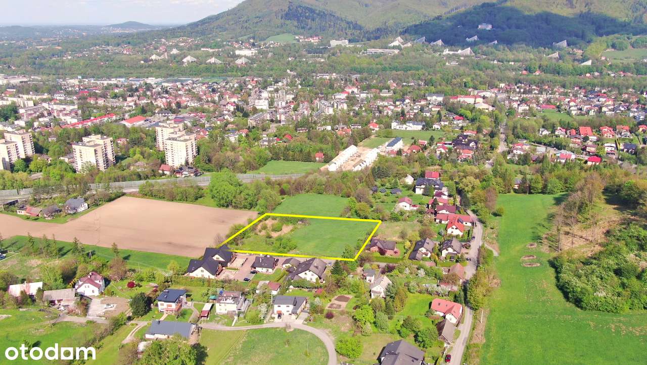 Duża widokowa działka inwestycyjna - brak MPZP - Ustroń-3
