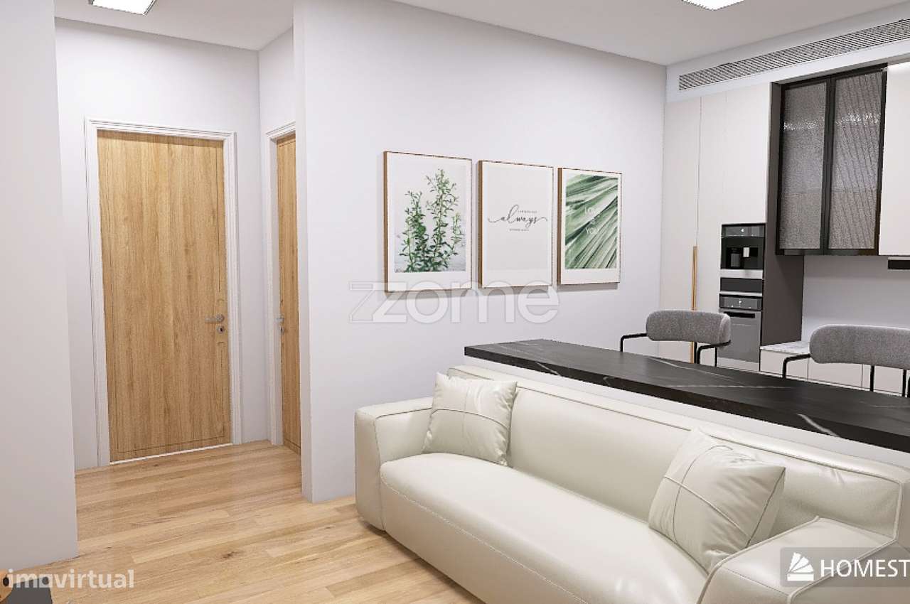 Apartamento T1+1 Novo – Rés do Chão com Logradouro | Neves, Barrose... - Grande imagem: 2/14