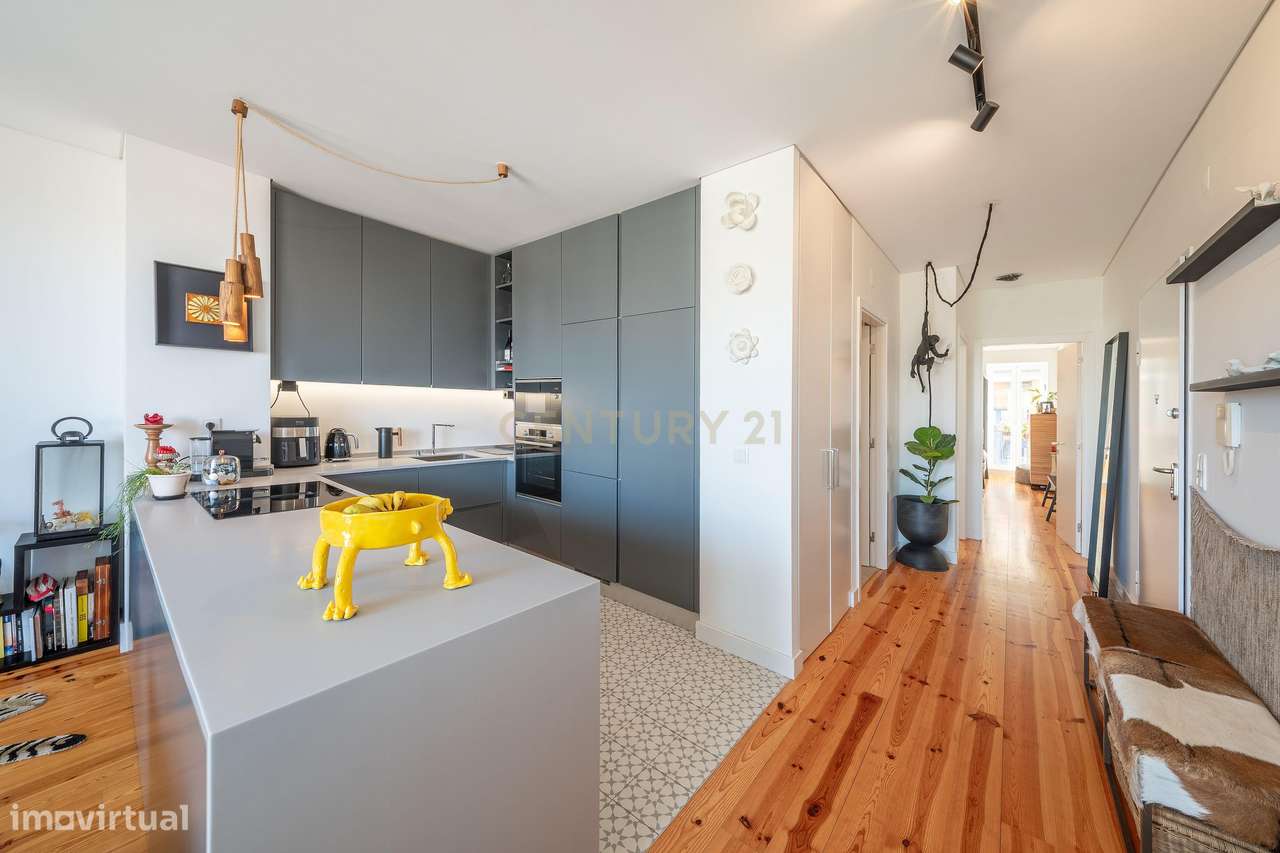 Apartamento T1 em Alcantara - com estacionamento-7