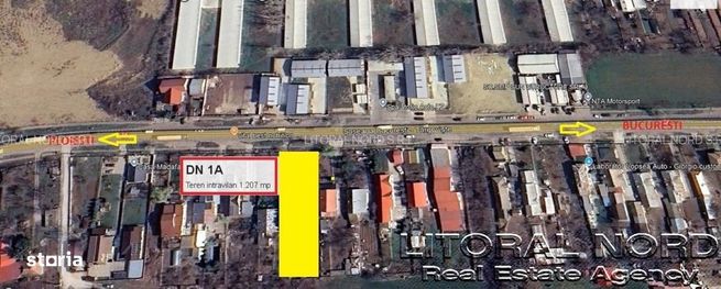 Comision 0% -Com.Crevedia,Sat. Manastirea,teren 1.207mp,desch. la DN1A-2