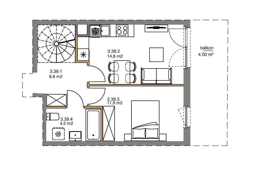 Gotowe do wykończenia| Możliwe 4 pokoje | Duży taras - Pełny obrazek: 5/20