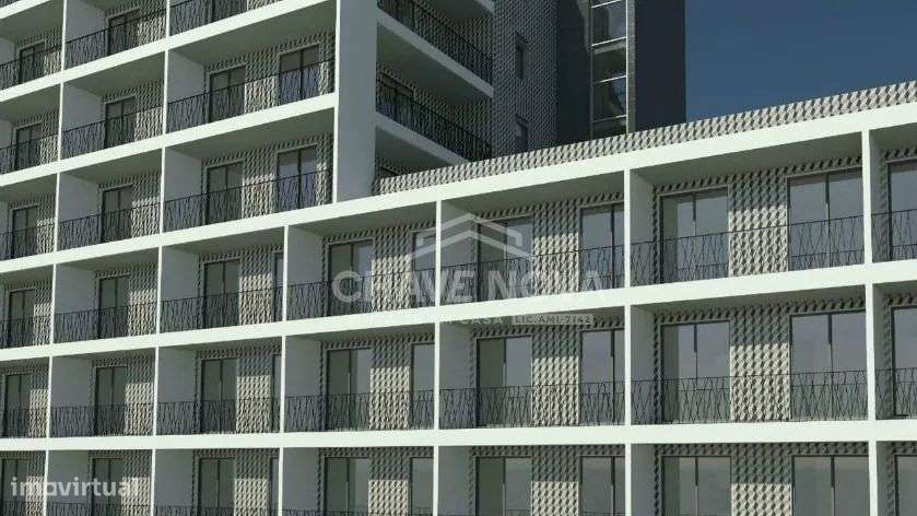 Apartamento T0 Novo c/ Terraço e Lugar de Garagem em Mafamude-20