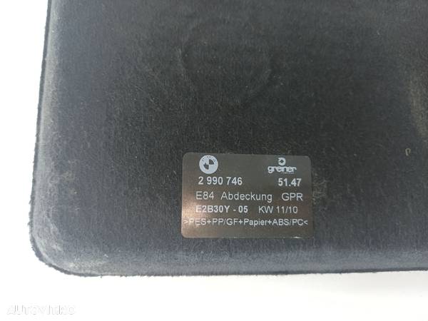 Mocheta portbagaj BMW X1 E84 N47D20C 2010-2015  2990746 - 3