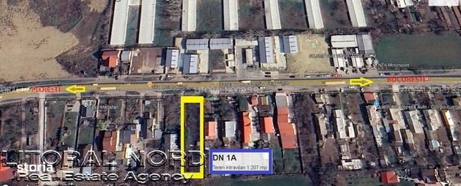 Comision 0% -Com.Crevedia,Sat. Manastirea,teren 1.207mp,desch. la DN1A-3