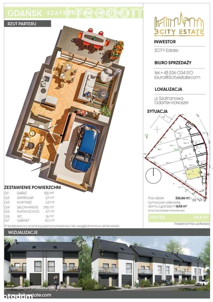 Dom wolnostojący 167,8 m2 - ul. Szafranowa Gdańsk - Pełny obrazek: 4/13