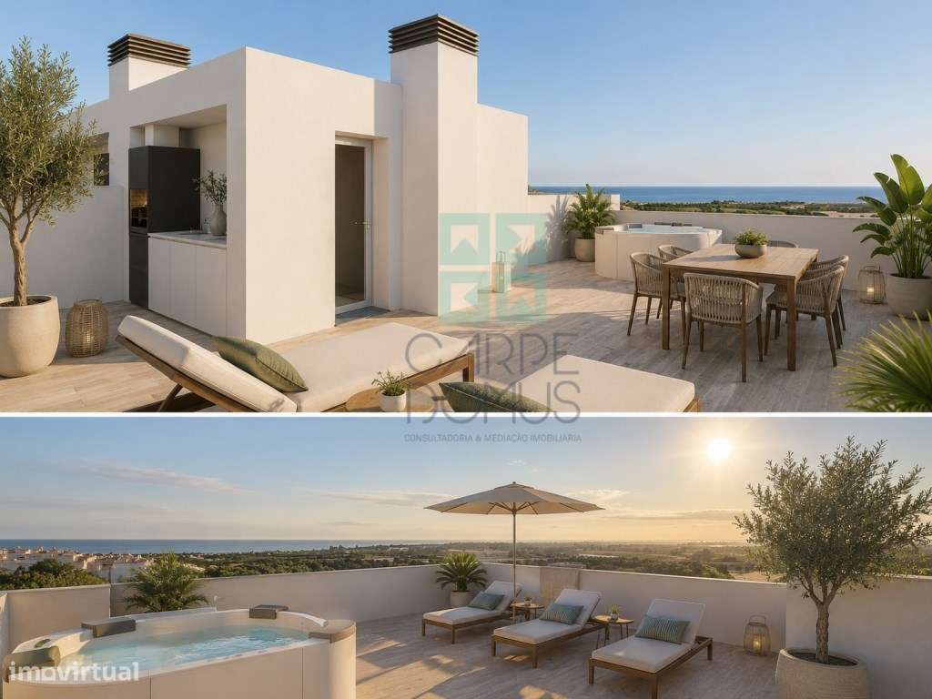 Penthouse T3 com varanda, jacuzzi e lugar de estacionamento em Tavira-0