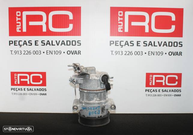 COMPRESSOR DE AR CONDICIONADO PEUGEOT 208 - 1