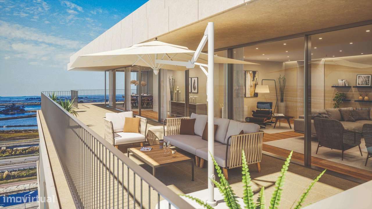 Apartamento T3 Novo Com Vista Para As Salinas Da Ria De Aveiro
