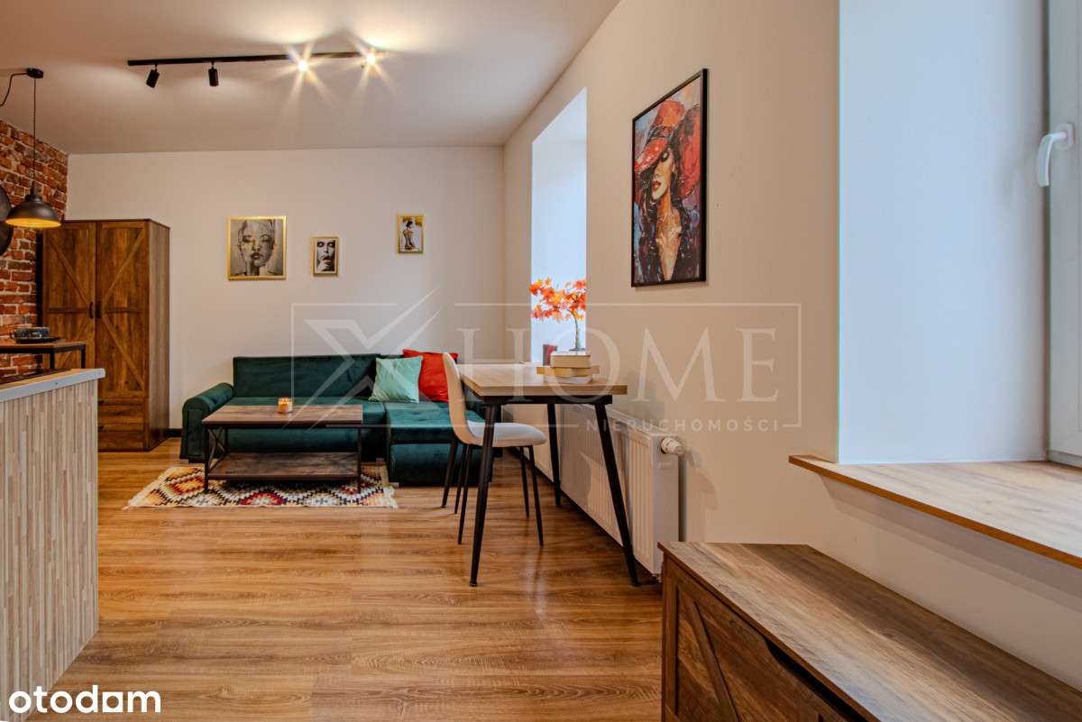 Wyjątkowa kawalerka w stylu loftowym-3