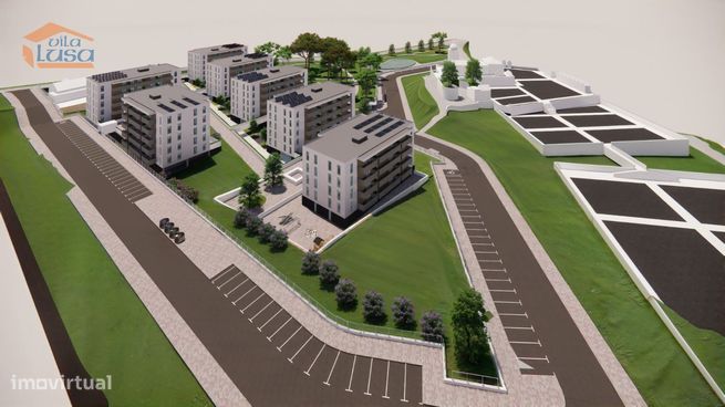 Apartamento T1 Novo varanda e lugar de garagem Vilar de Paraiso, Vi...-9
