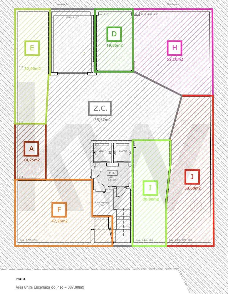 T2 espaçoso com 184,32m2 de área bruta com piscina no terraço, na Bemp-37
