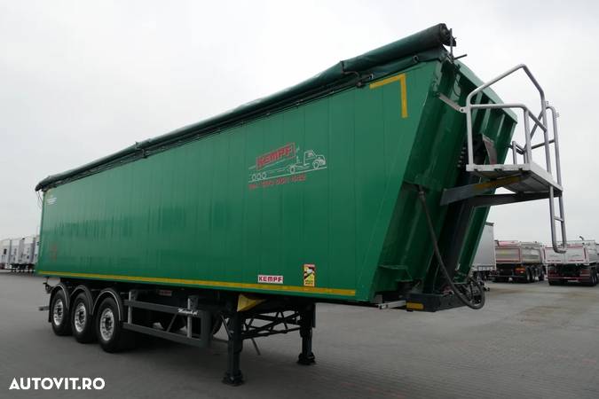 Kempf CAMION BASCULANTE 60 M3 / ALUMINIU / UȘĂ clapete / AXIE ELEVABILĂ / 2019 - 10