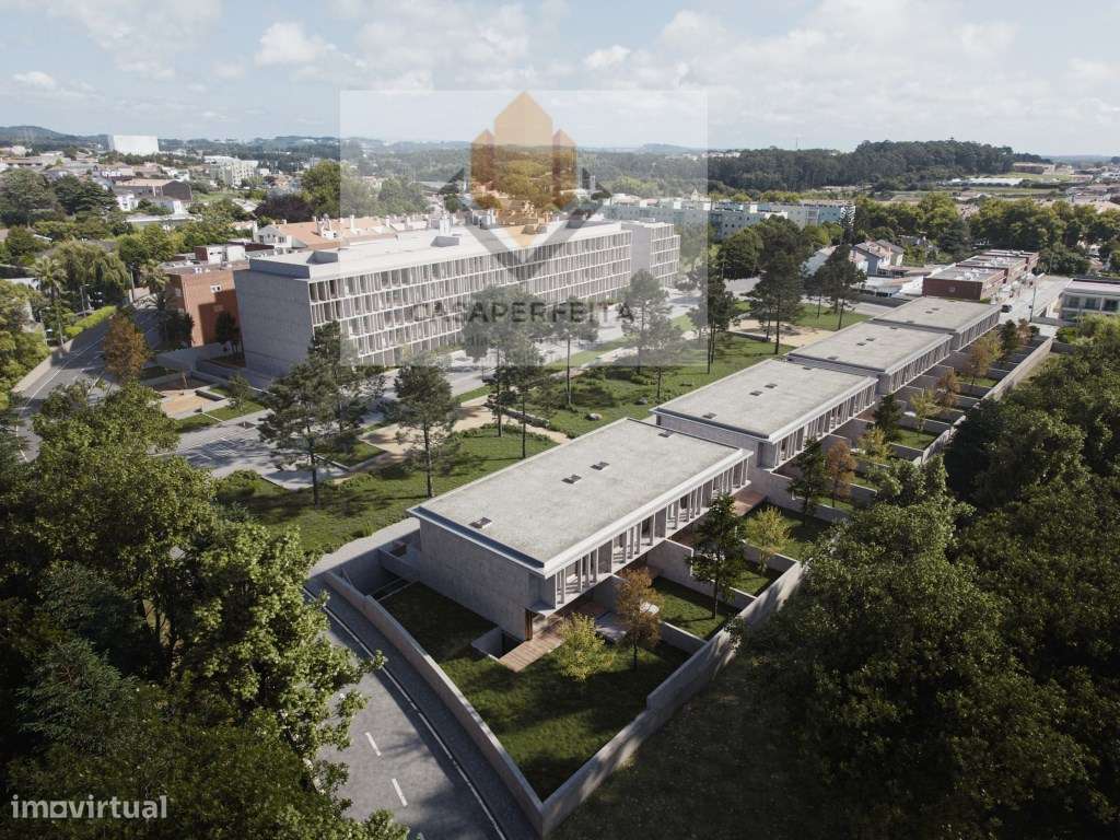 Moradias V3 Novas De Luxo com Jardim, Terraço e Varandas - Arcozelo - Grande imagem: 2/9