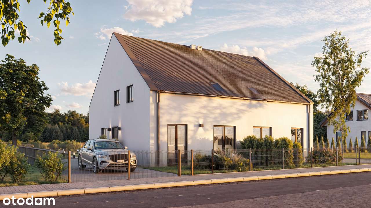 Nowy dom 102 m² z ogrodem, 20 min od Poznania – brak prowizji brak PCC-7