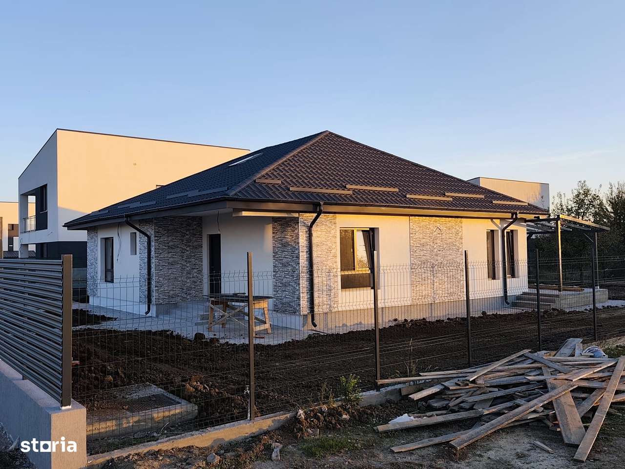 FARA COMISIOANE Gulia casa 4 camere 2 bai PARTER placa incalzire 560m-5