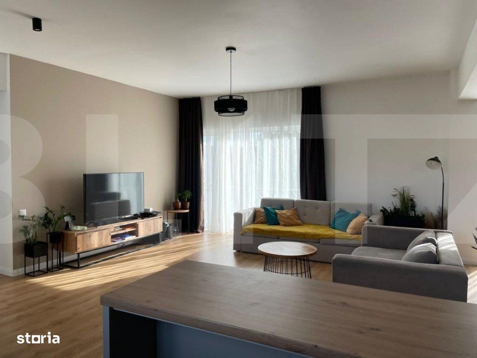 Apartament finisat lux, 3 camere, garaj, PodIra