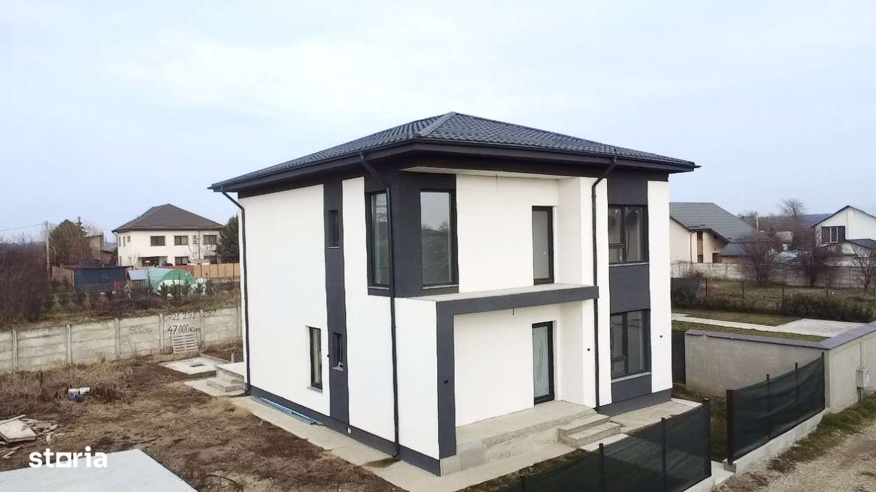 De vanzare vila individuala ''la alb'' 5 camere teren generos Corbeanc-0