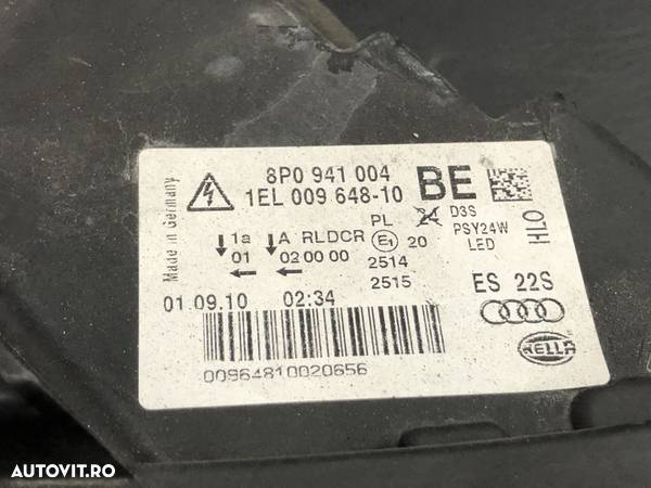 Far dreapta xenon Audi A3 8P Facelift 1.6 TDI DSG - 6