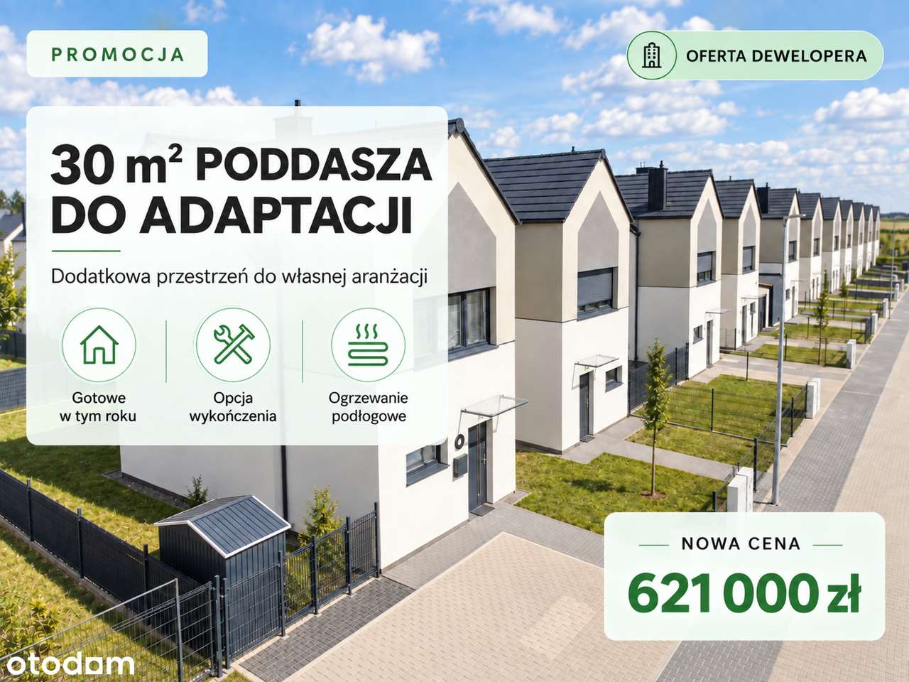 Dom na sprzedaż, 4 pokoje, 76 m², Rabowice